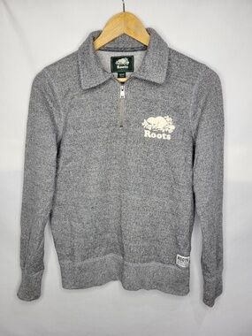 Roots Original Quarter Zip Stein